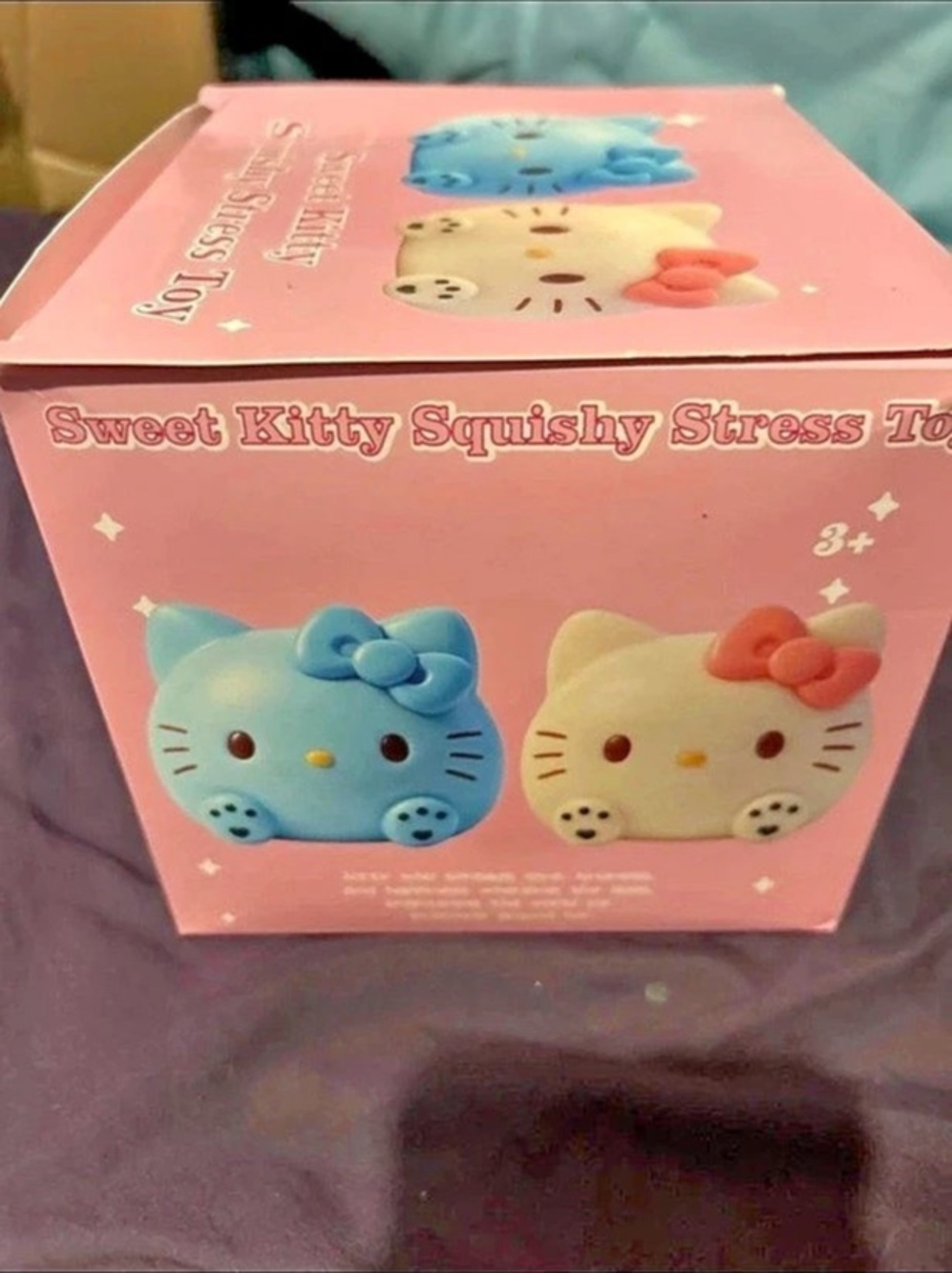Hello Kitty Squishy Stress Toy red & White